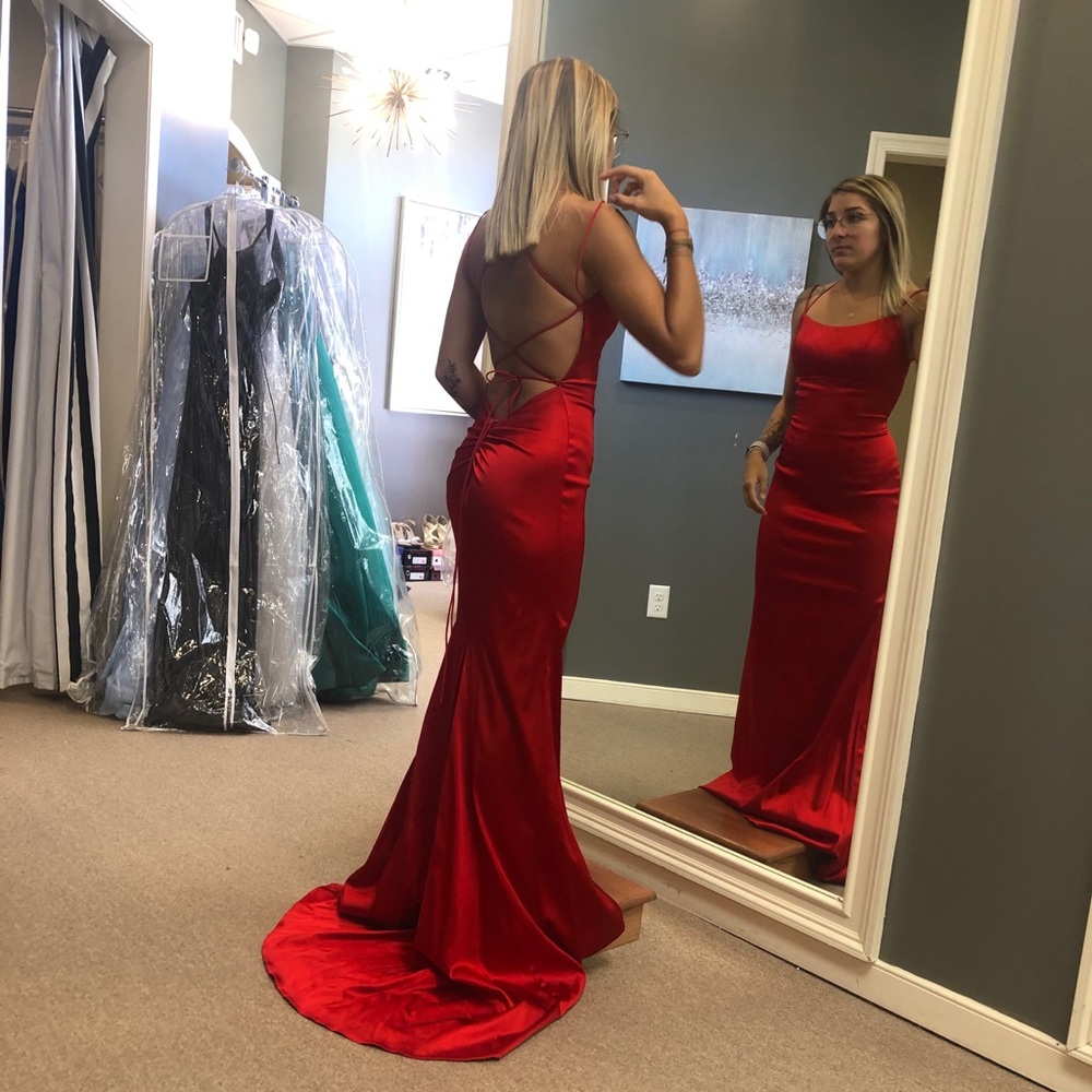 Sherri Hill Red Formal Dress